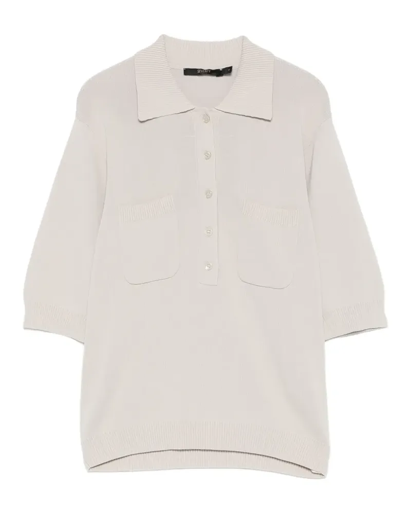 Seventy Poloshirt mit Brusttasche - Nude Nude