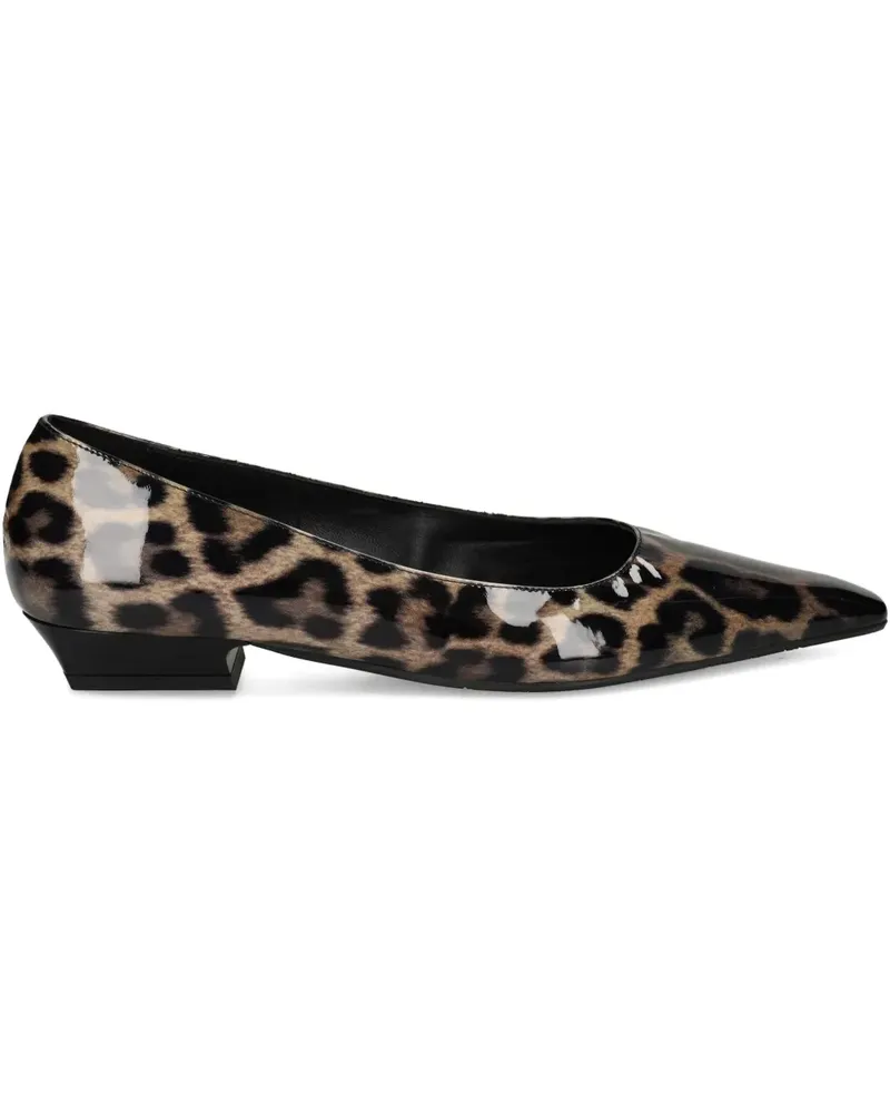 RAS Pumps mit Leoparden-Print - Nude Nude
