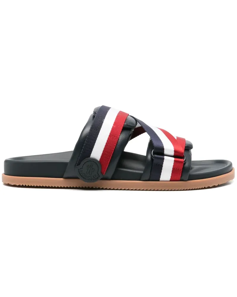 Moncler Mon Summer Pantoletten - Blau Blau
