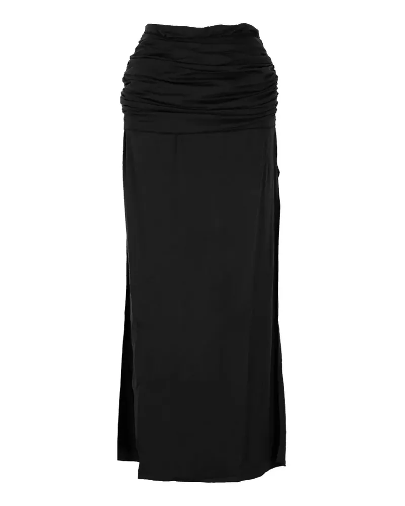 Federica Tosi ruched-waist skirt - Schwarz Schwarz