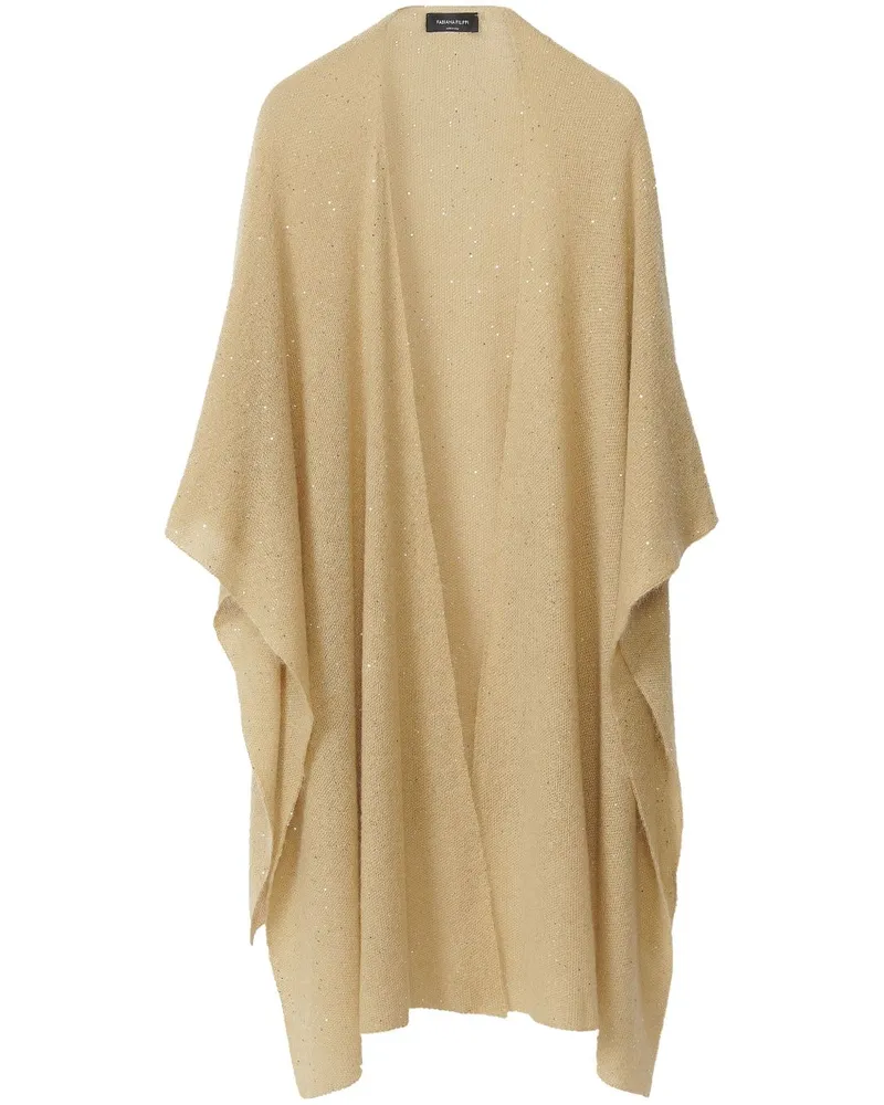 Fabiana Filippi Offenes Cape - Braun Braun