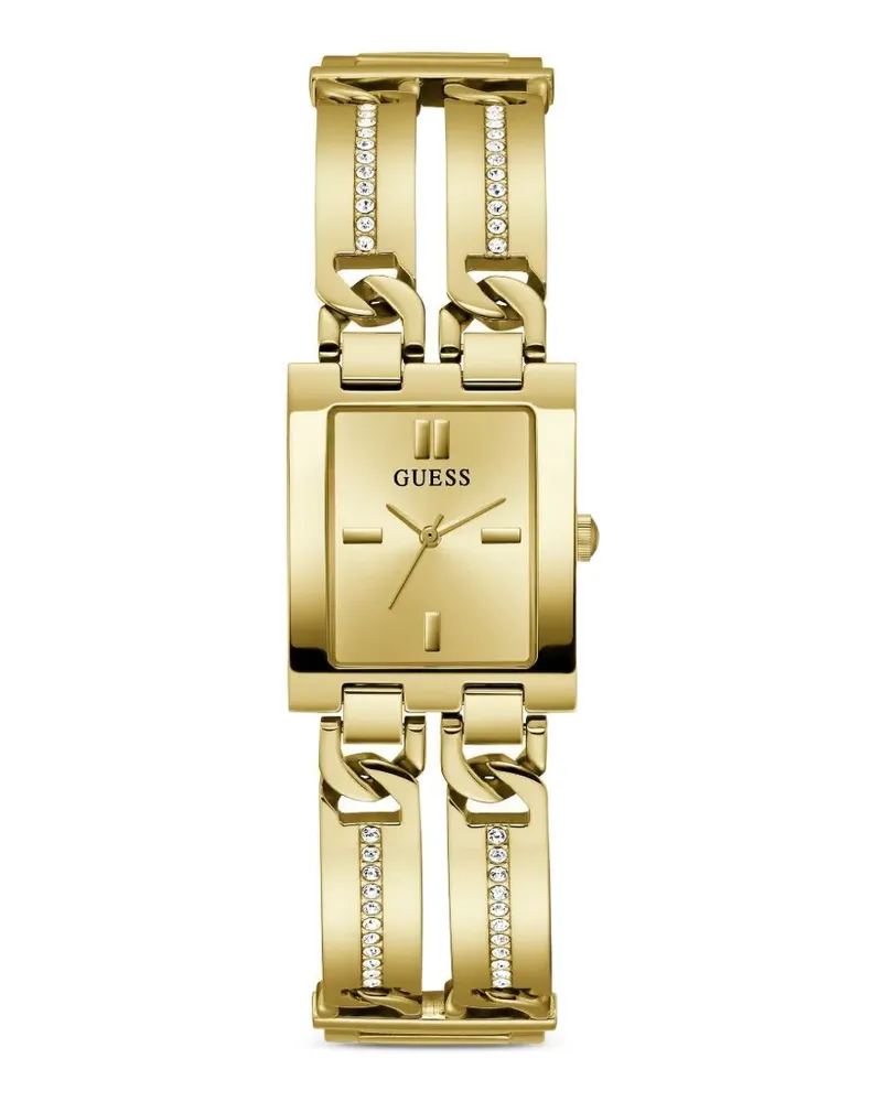 Guess logo-detail 24mm watch - Gold Gold
