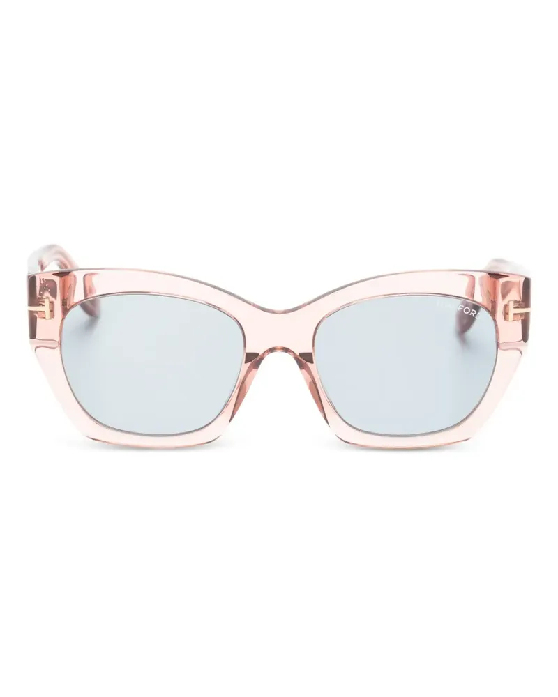 Tom Ford Joni 02 T-Logo Cat-Eye-Sonnenbrille - Rosa Rosa