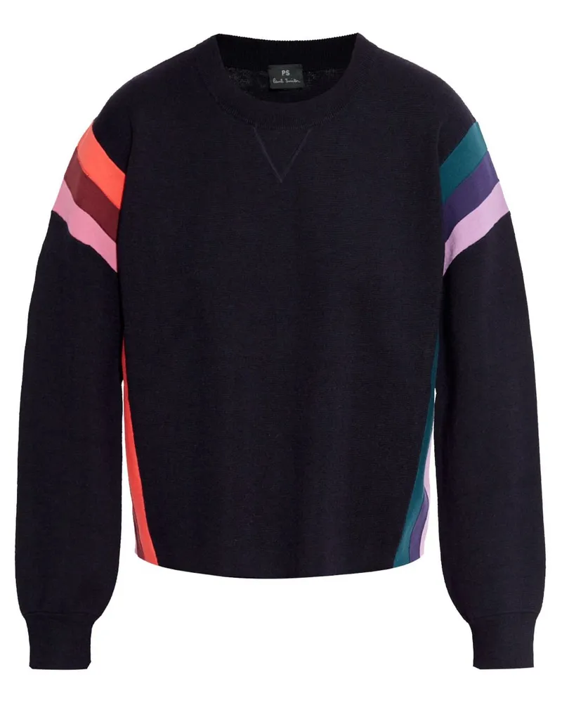 Paul Smith Pullover mit Streifendetail Blau