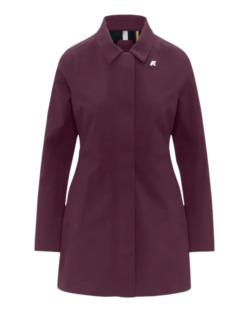 K-Way Mathy Trenchcoat mit Bonded-Verarbeitung - Violett Violett