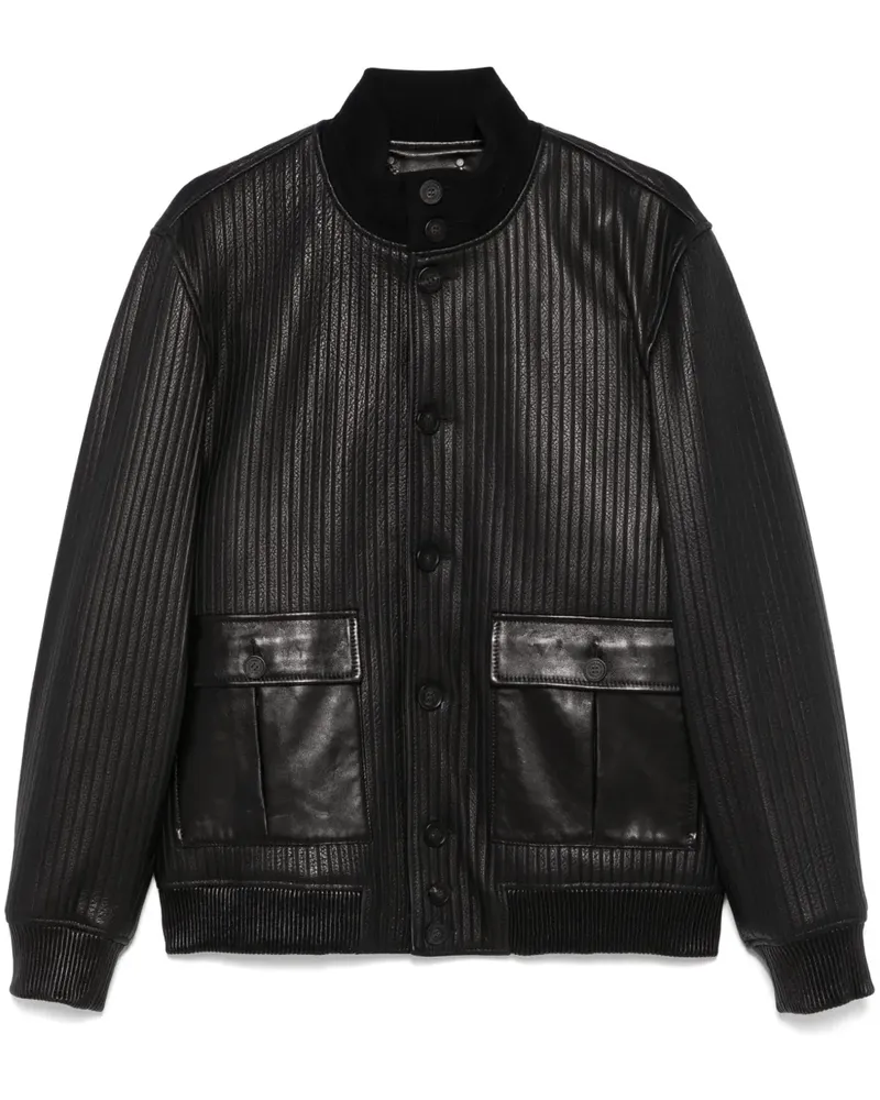 Golden Goose Nando Bomberjacke - Schwarz Schwarz