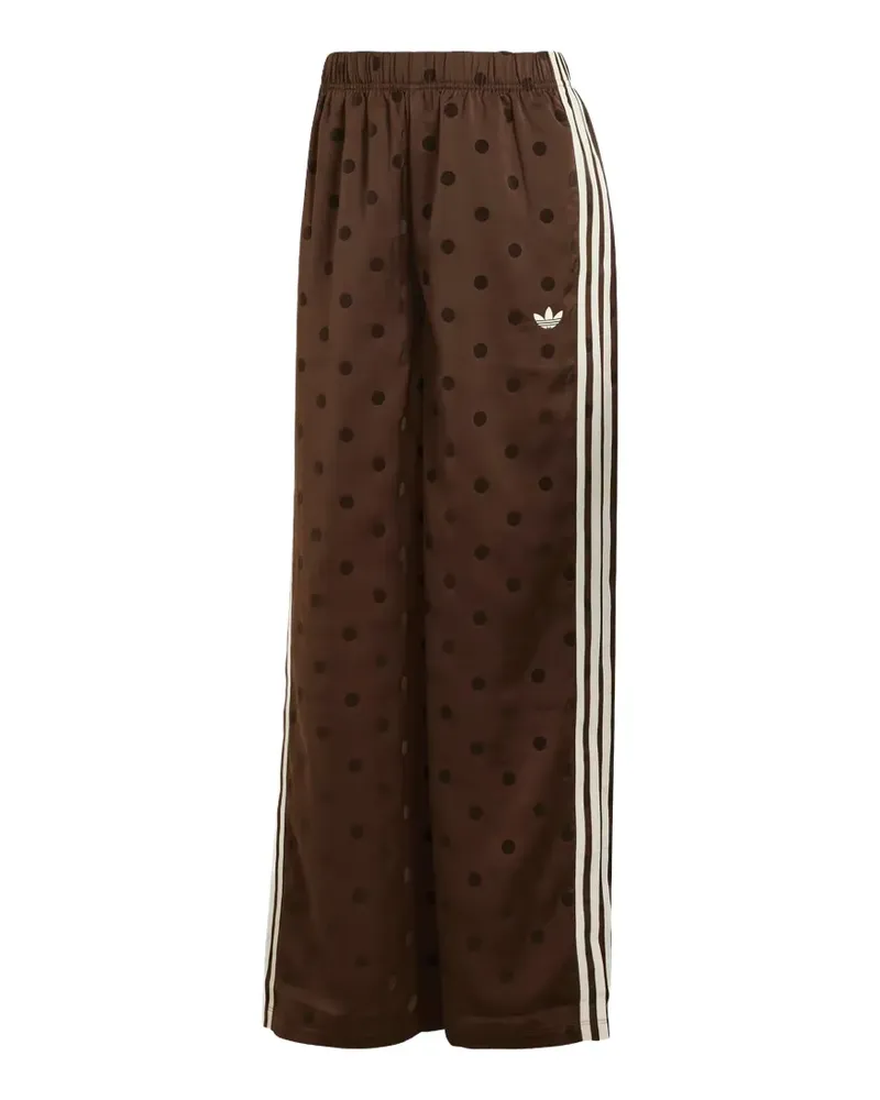 adidas polka-dot track pants - Braun Braun