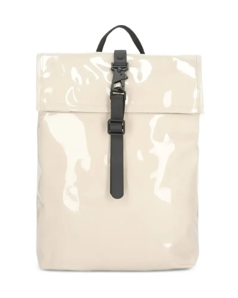 RAINS mini Rolltop backpack - Nude Nude