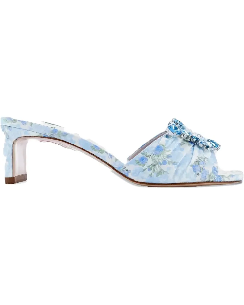 Sophia Webster x LoveShackFancy 50mm heeled sandals - Blau Blau