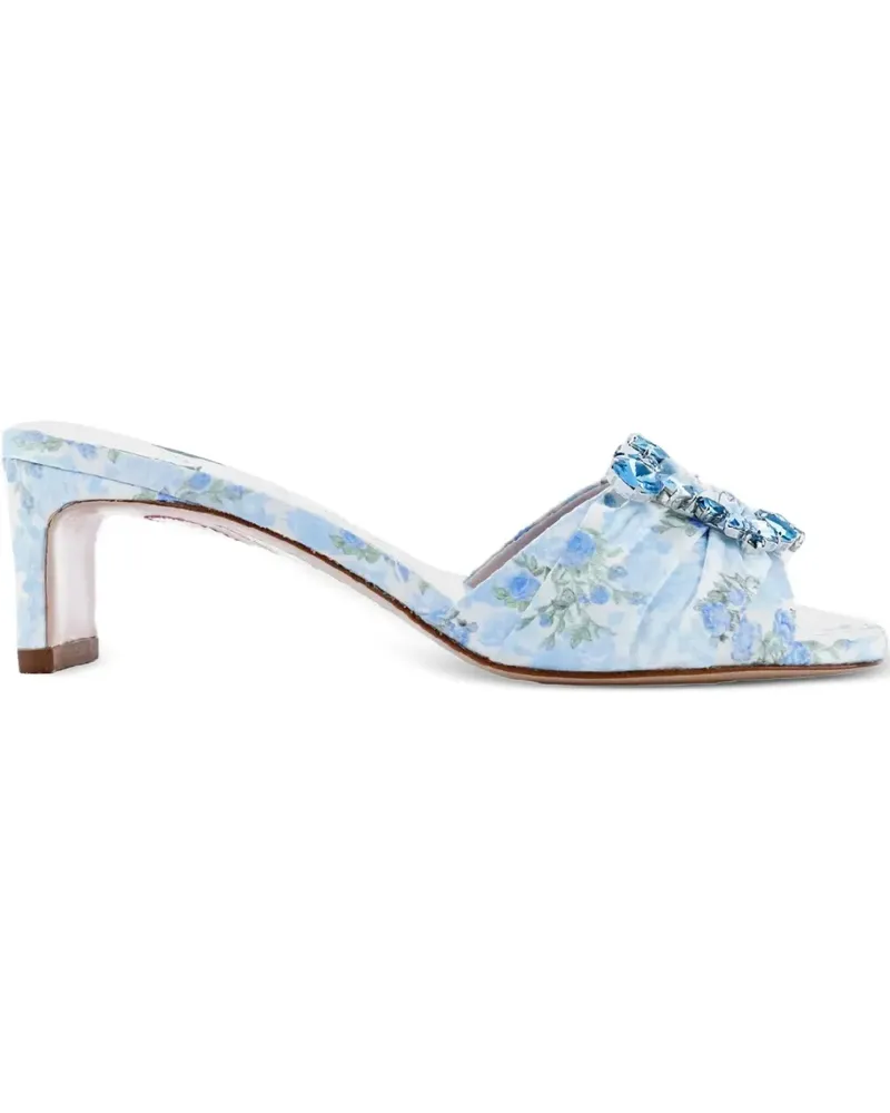 Sophia Webster x LoveShackFancy Sandalen mit Absatz 50mm - Blau Blau