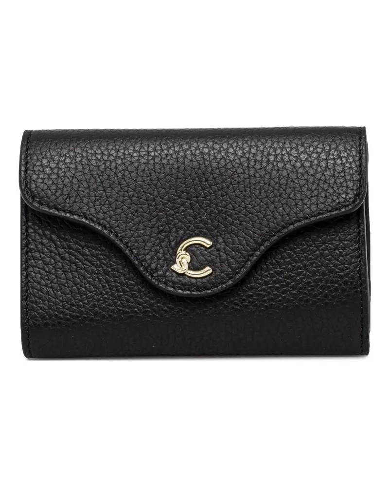 Coccinelle Portemonnaie mit Logo - Schwarz Schwarz