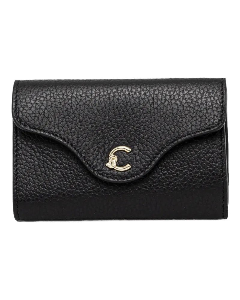 Coccinelle Portemonnaie mit Logo - Schwarz Schwarz