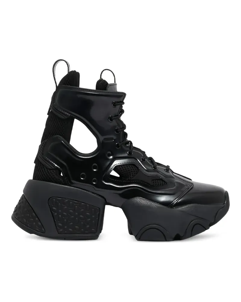 Comme des Garçons x Noir Kei Ninomiya Fury Sneakers mit Cut-Out - Schwarz Schwarz