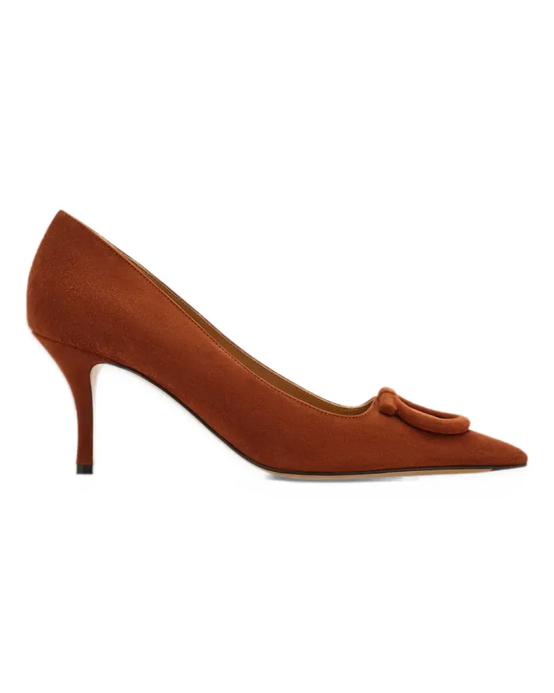 Ferragamo Gancini-Pumps mit mittelhohem Absatz - Braun Braun