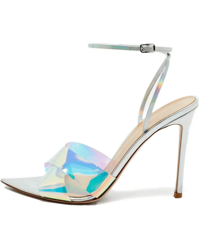 Gianvito Rossi pointed-toe sandals - Weiß Weiß