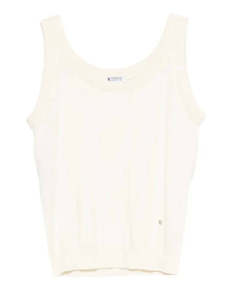 Moschino tie-side top - Nude Nude