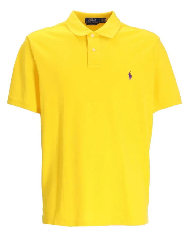 Ralph Lauren Poloshirt mit Polo Pony-Stickerei - Gelb Gelb