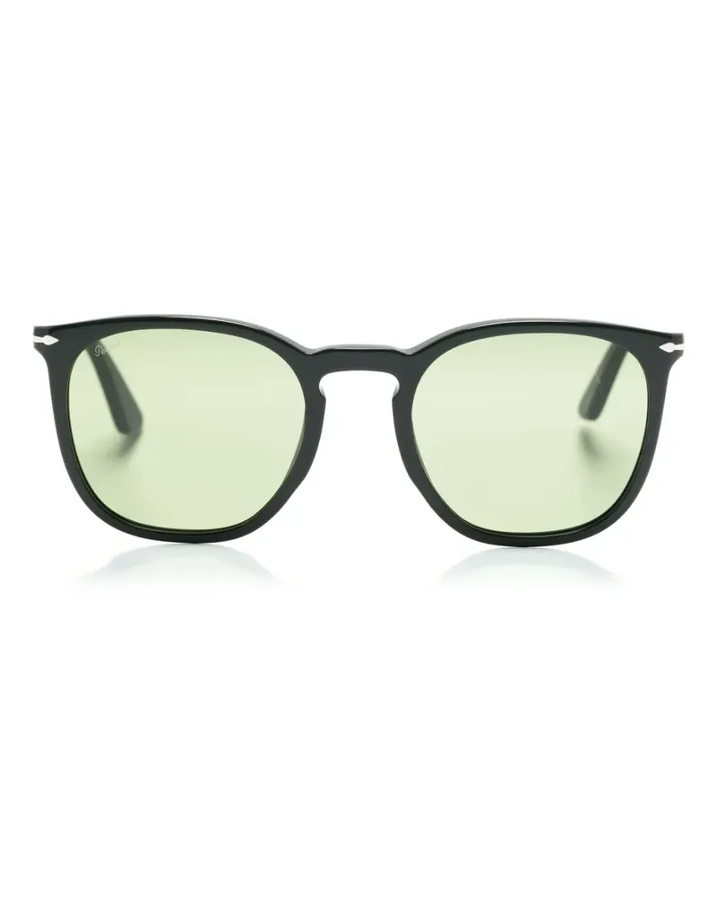 Persol Sonnenbrille mit eckigem Gestell - Grün Grün