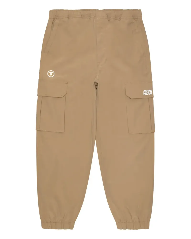 BAPE Cargohose mit aufgesetzten Taschen - Nude Nude