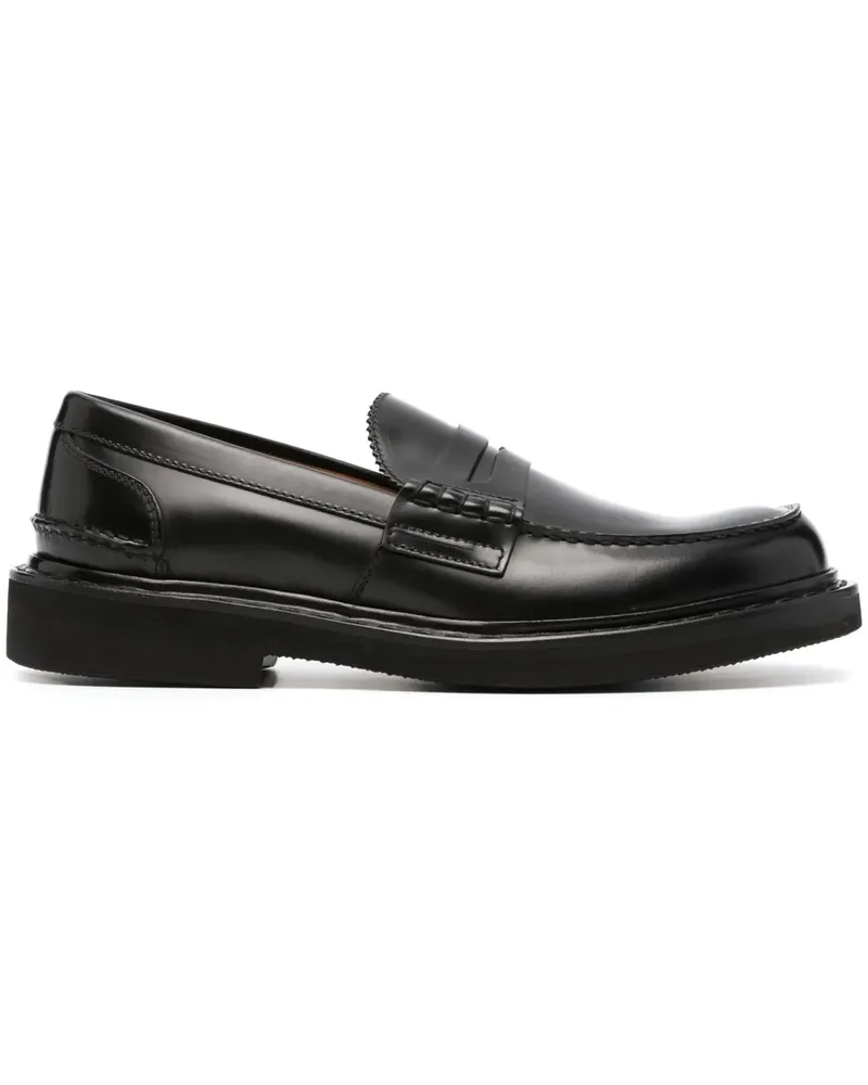 Premiata Klassische Penny-Loafer - Schwarz Schwarz