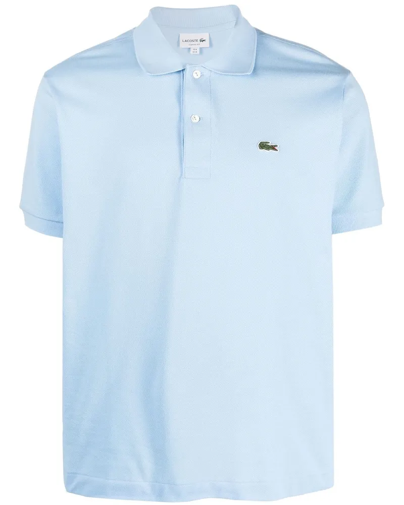 Lacoste Poloshirt mit Logo-Patch - Blau Blau