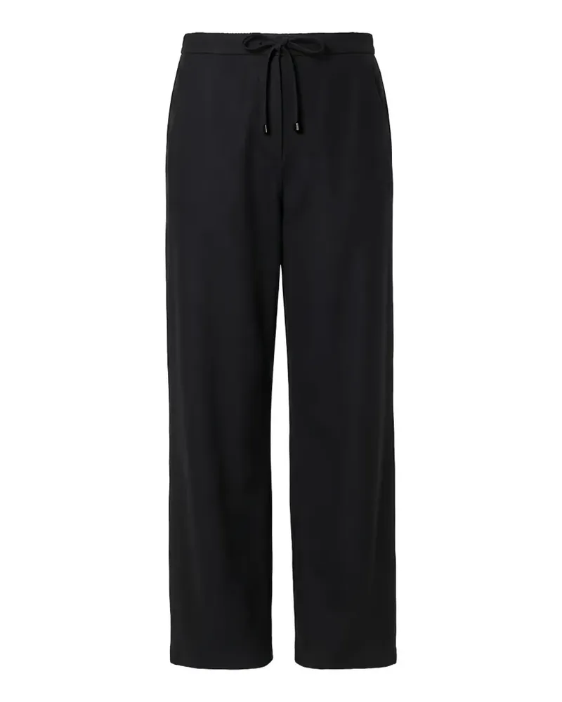 Max Mara drawstring straight-leg trousers - Schwarz Schwarz