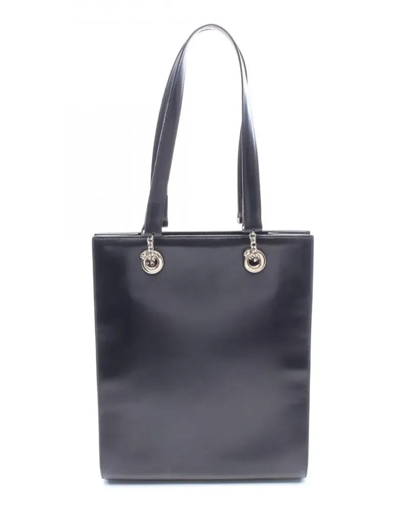 Cartier 2000s Panthère leather tote bag - Schwarz Schwarz