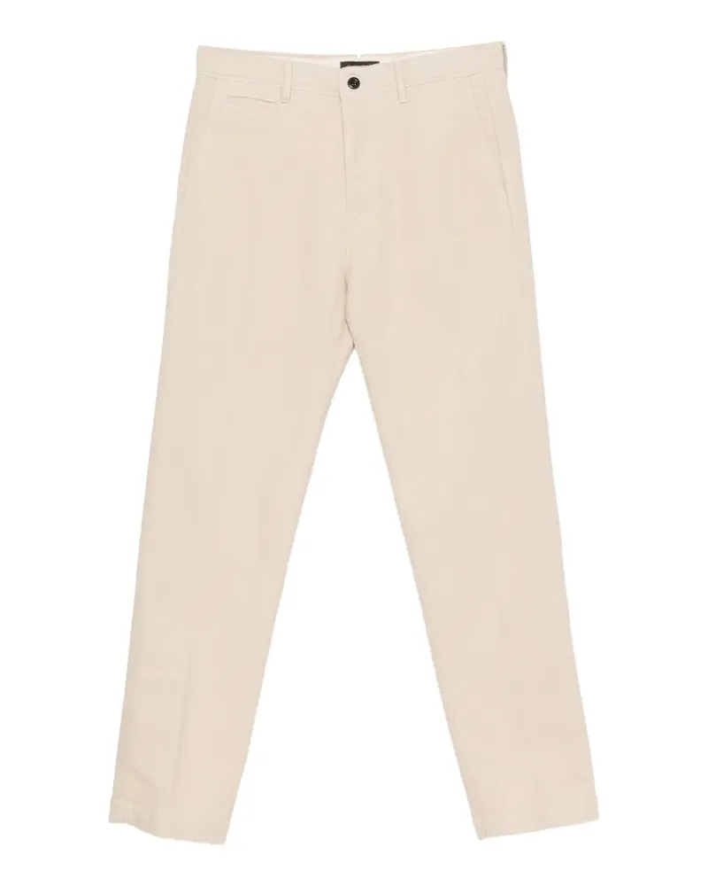 Slowear twill-weave trousers - Nude Nude