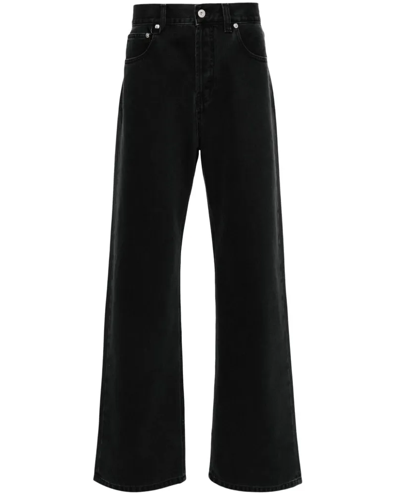 Jacquemus Gerade 'Le de Nîmes' Jeans - Schwarz Schwarz