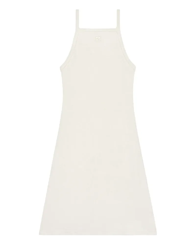 Courrèges Ärmelloses Minikleid - Nude Nude