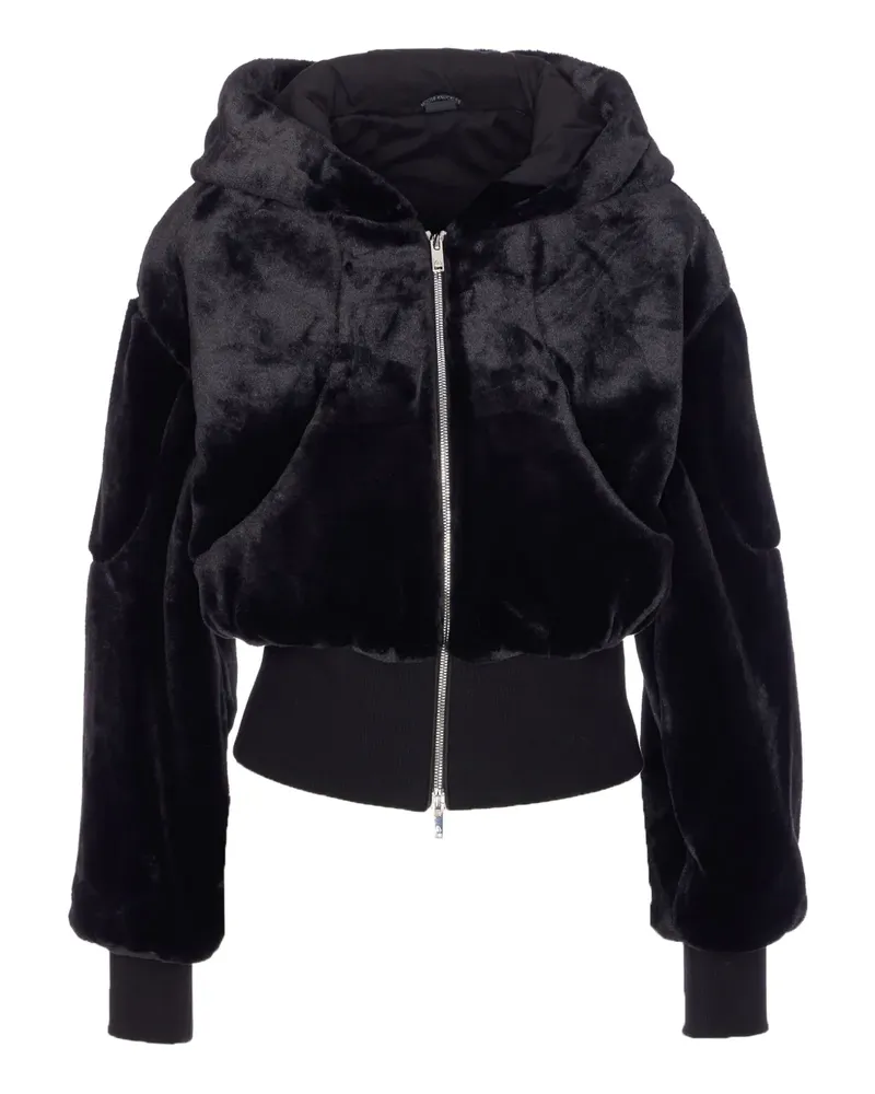 Moose Knuckles Kapuzenjacke mit aufgesetzter Tasche - Schwarz Schwarz
