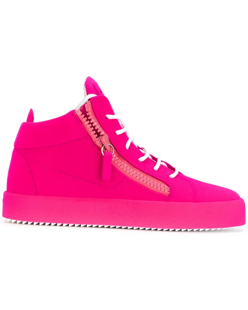 Giuseppe Zanotti High-Top-Sneakers mit Schnürung - Rosa Rosa