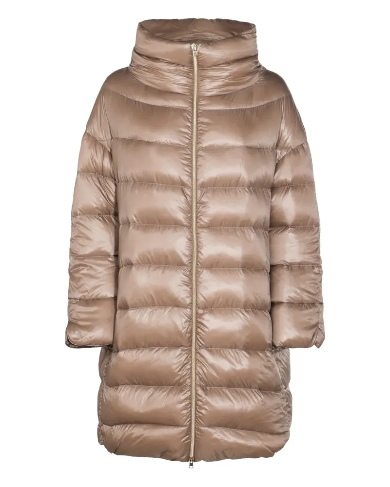 Herno Oversized-Mantel mit Stehkragen - Braun Braun