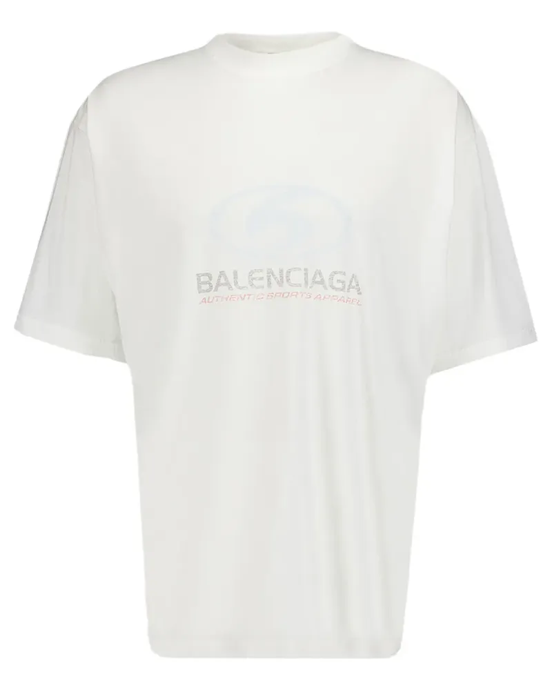 Balenciaga Surfer T-Shirt mit Logo-Print - Weiß Weiß