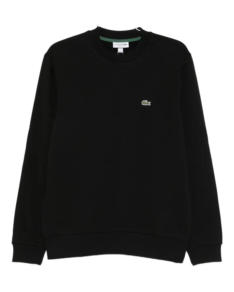 Lacoste logo-detail crew-neck sweatshirt - Schwarz Schwarz