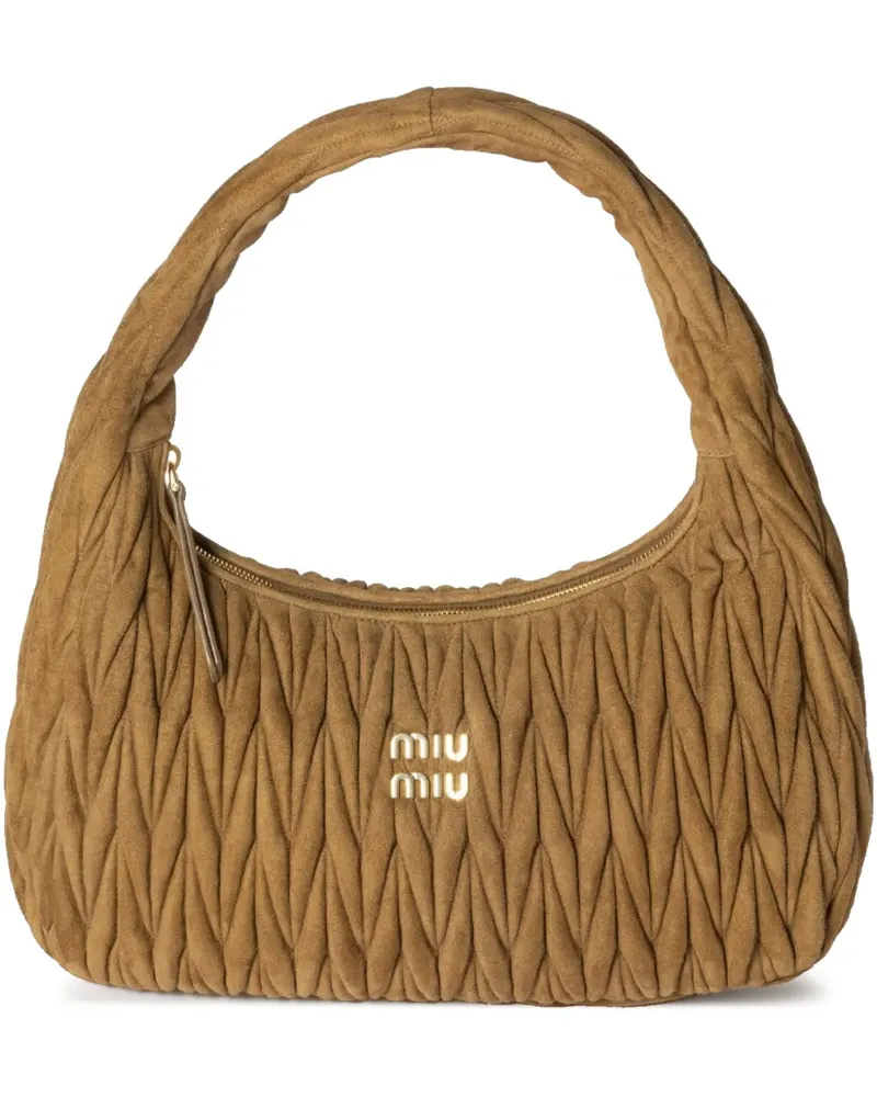 Miu Miu Wander Schultertasche - Braun Braun