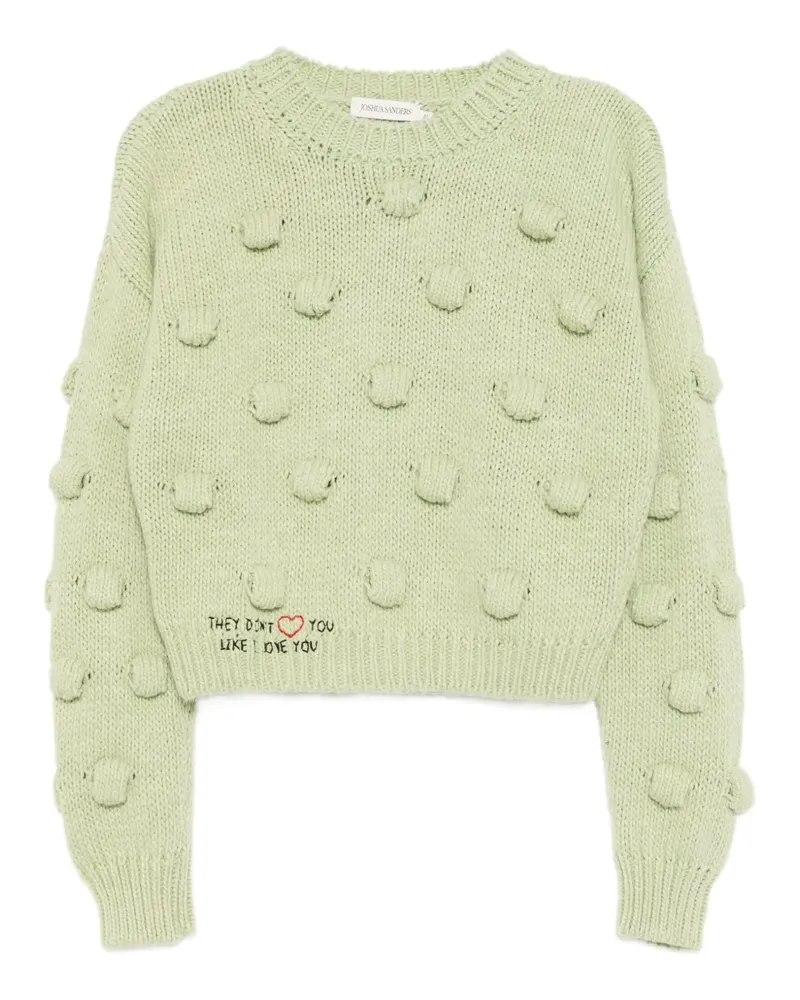 Joshua Sanders Pullover mit Pompons - Grün Grün