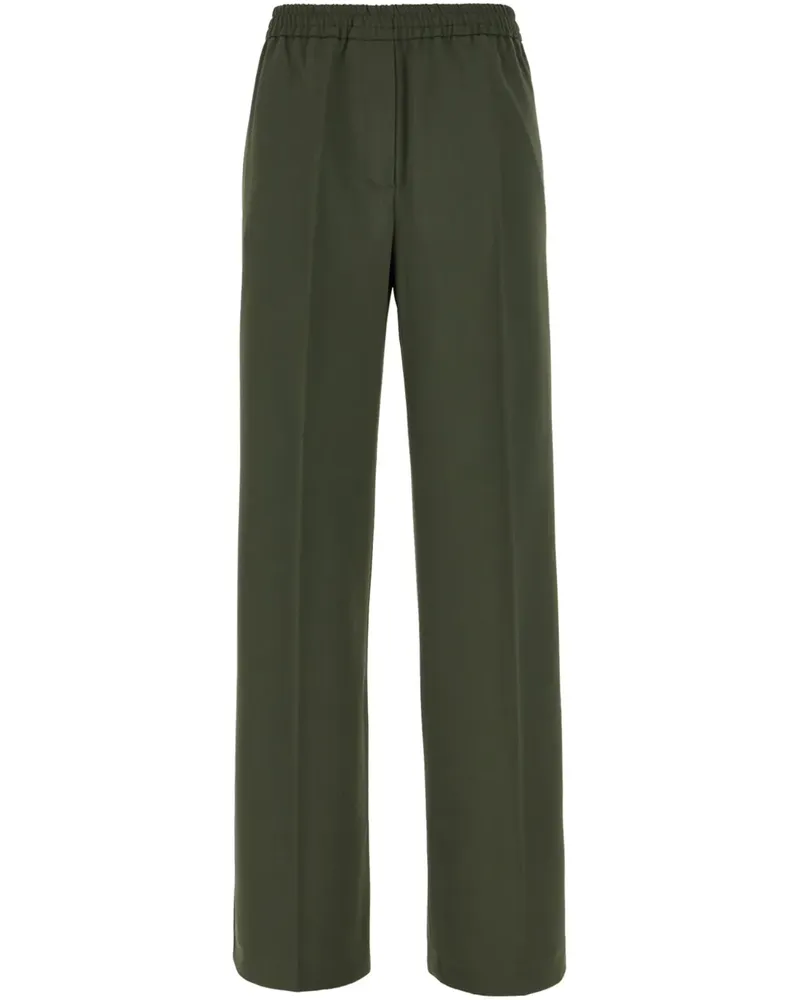 Max Mara Hose mit elastischem Bund - Grün Grün