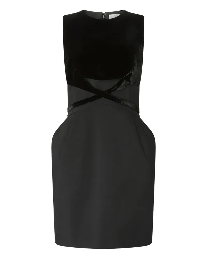 Genny Minikleid aus Samt - Schwarz Schwarz