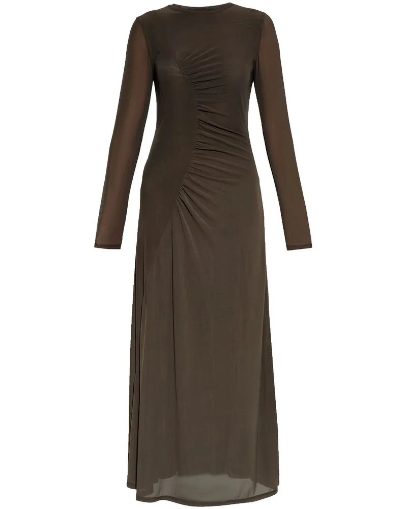 Samsøe & Samsøe Saandrea Maxikleid - Braun Braun