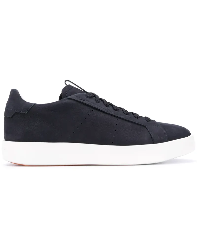 Santoni Sneakers mit Schnürung - Blau Blau