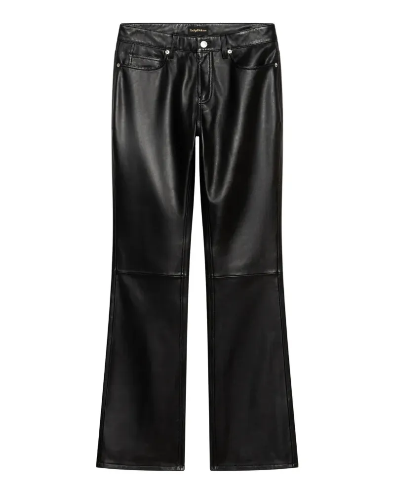 Zadig & Voltaire Eclipsa leather trousers - Schwarz Schwarz