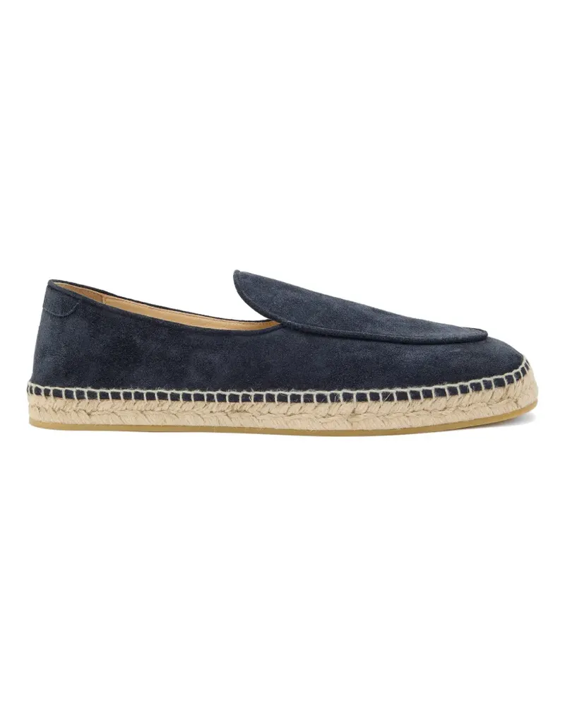 Jimmy Choo Midnight velvet suede loafers - Blau Blau