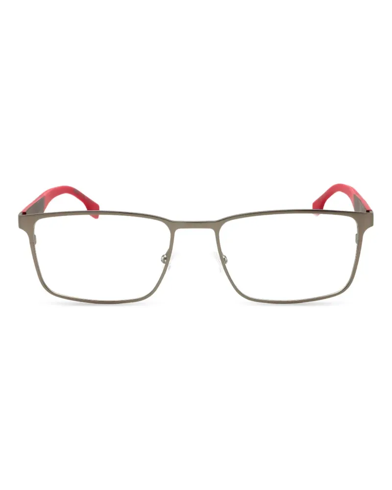 HUGO BOSS Brille mit eckigem Gestell - Silber Silber
