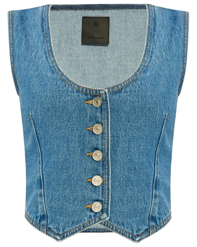 Givenchy Voyou Jeansweste - Blau Blau