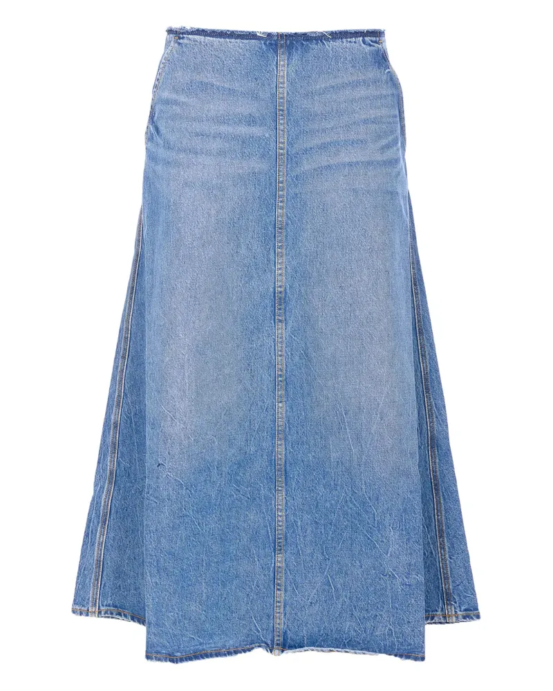 Alexander Wang A-line denim maxi skirt - Blau Blau