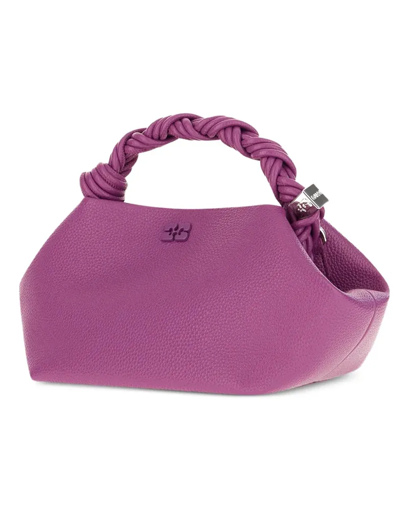 Ganni Bou Tote Bag mit Flechtmuster - Violett Violett