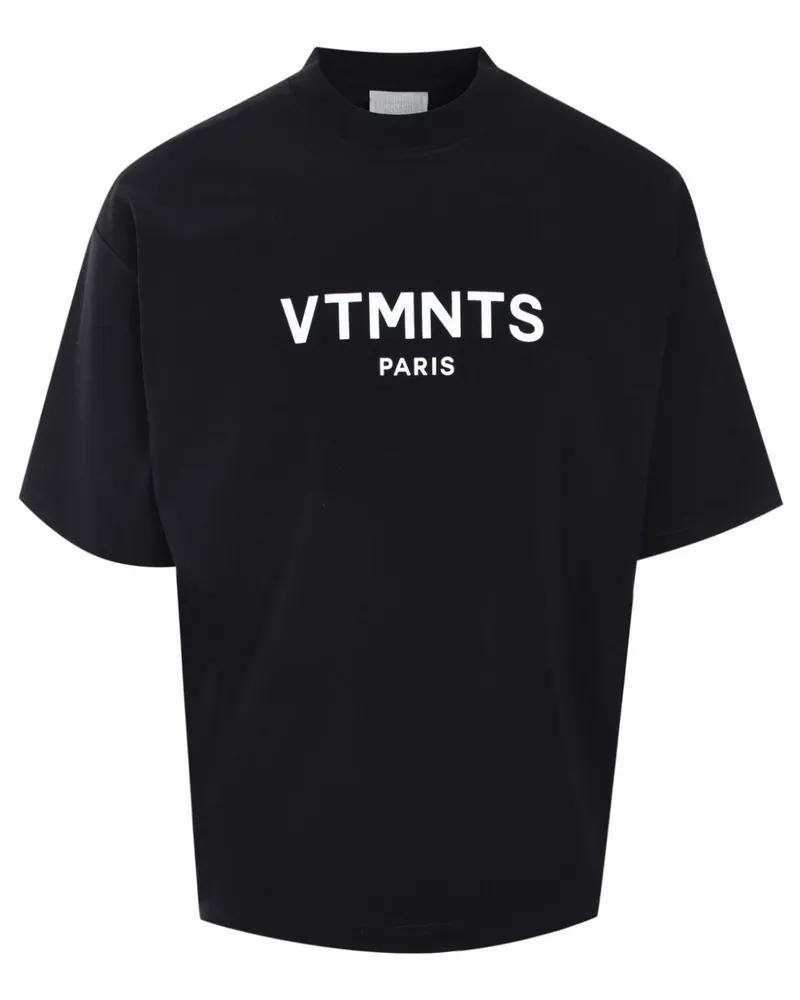 VTMNTS Paris T-Shirt Schwarz