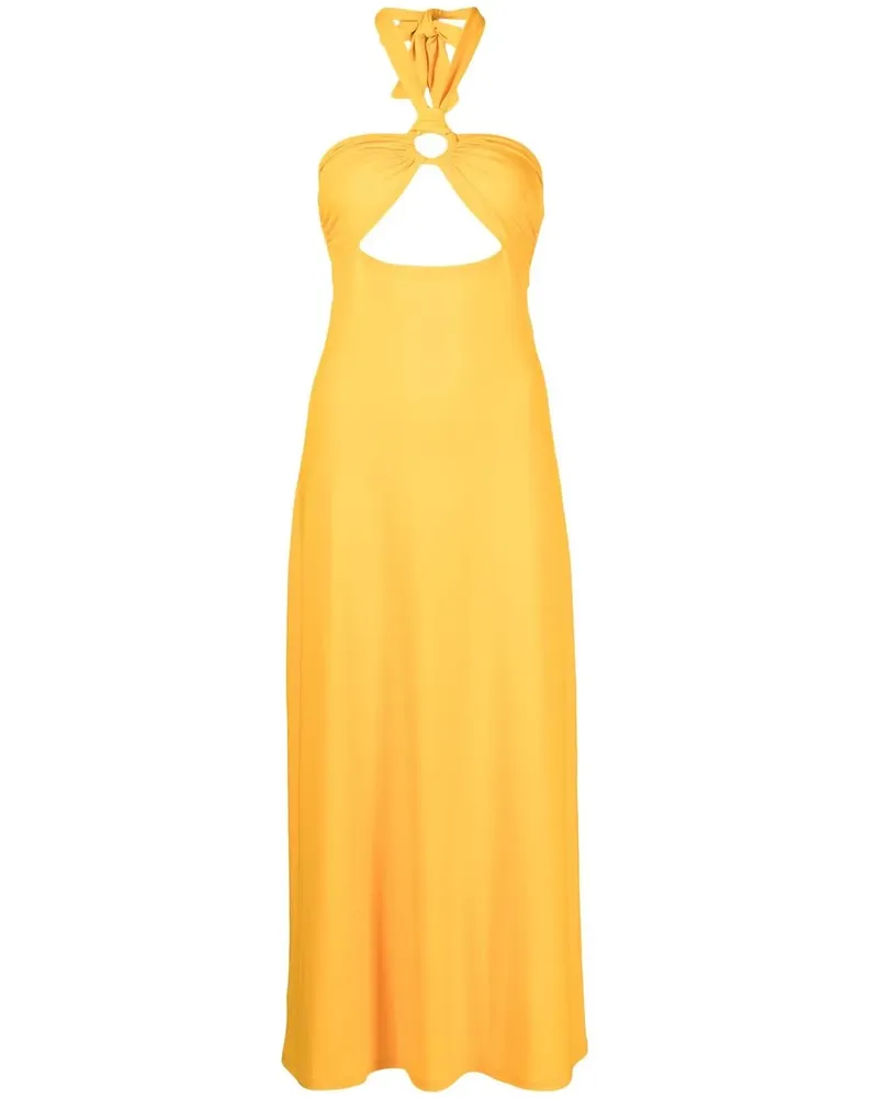 Solid and Striped The Tati Kleid - Orange Orange