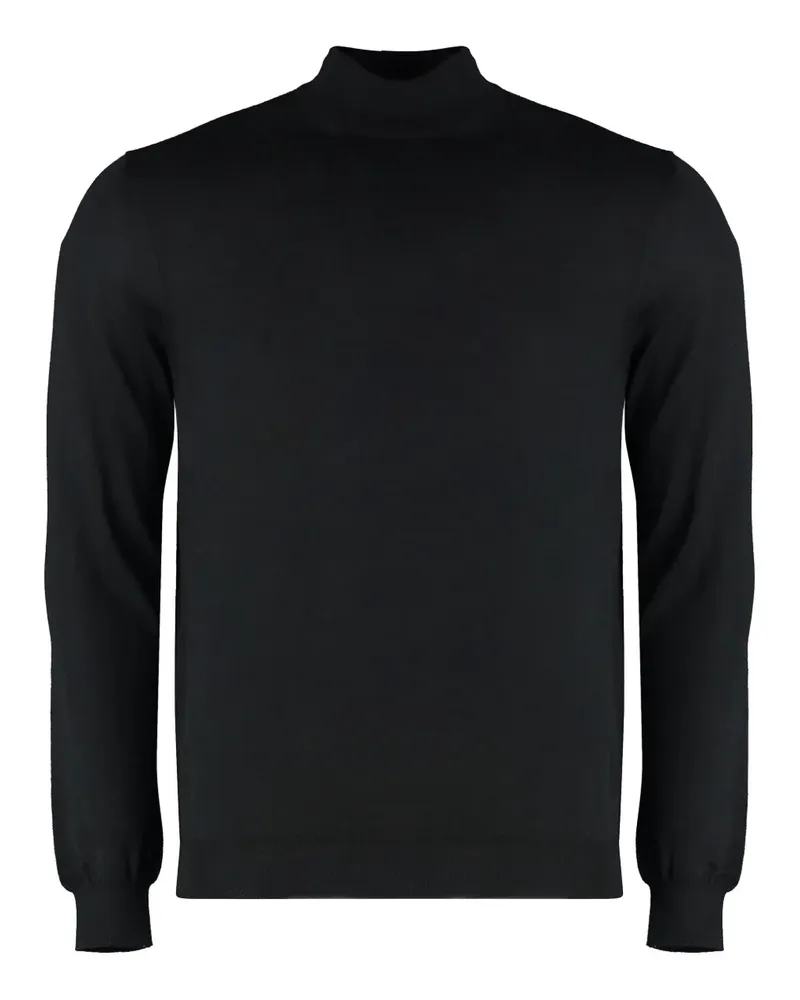 Malo Klassischer Kaschmirpullover - Schwarz Schwarz